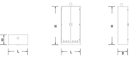 Gabinete de almacenamiento (con ventilación)