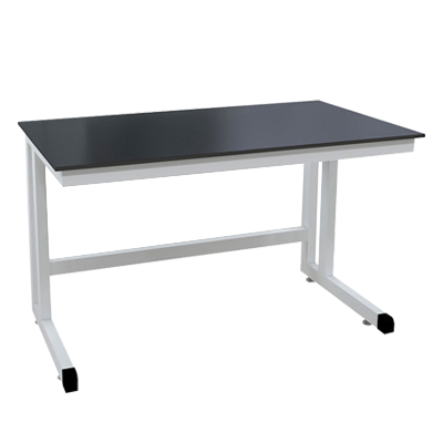 Mesa para laboratorio con bastidor tipo C (trabajos ligeros)