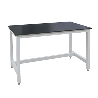 Mesa para laboratorio con bastidor tipo H (con piernas cuadradas)