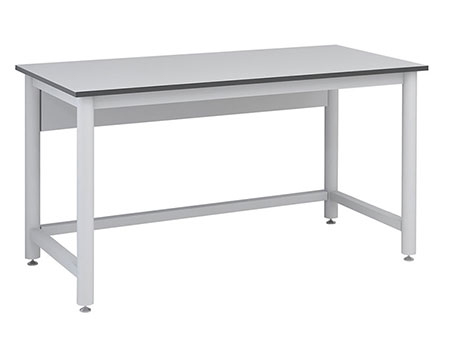  Mesa para laboratorio con bastidor tipo H (con piernas redondeadas) 