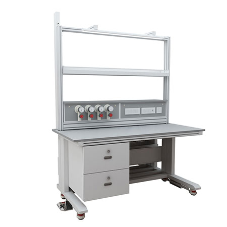 Puesto de trabajo para laboratorio con bastidor tipo C