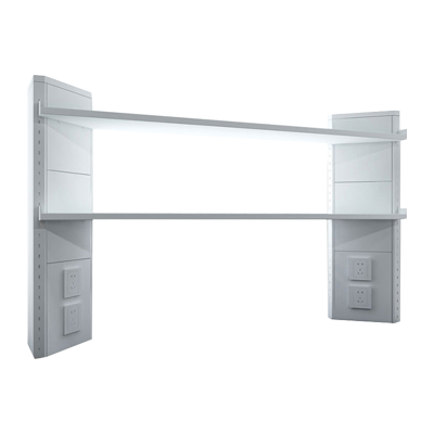 Estante rack (columna triangular-cara simple)