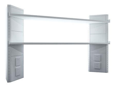  Estante rack (columna triangular-cara simple) 