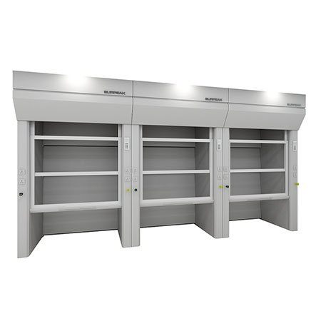 Campana de extracción de gases Walk-in