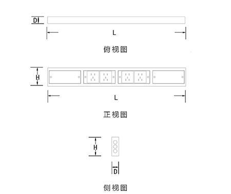 Canal de tensión montable para pared