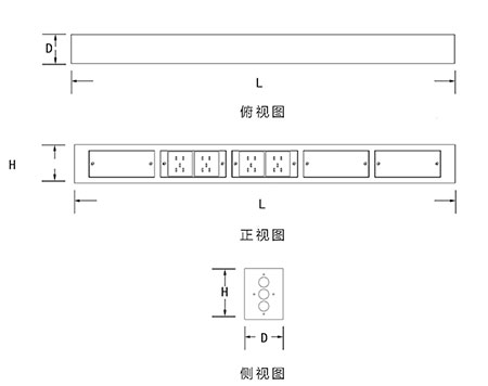 Canal de tensión para estantes rack de reactivos (cara simple)