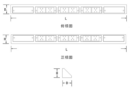 Canal de tensión (5 paneles de cubierta)