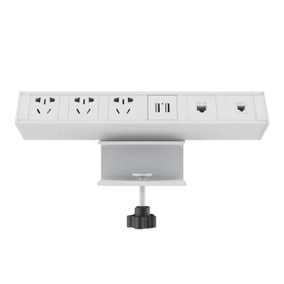  Regleta de enchufes con sujetador 