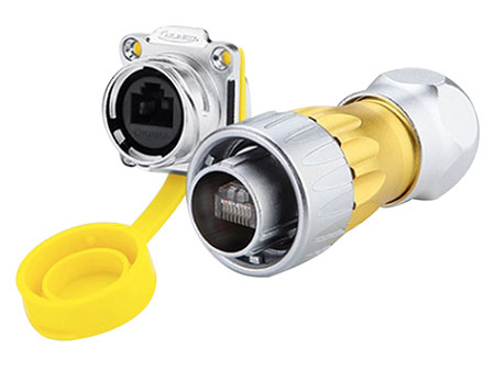 Conector Ethernet para panel de servicio